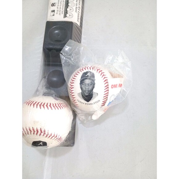 Chevron Team Stars Set Atlanta Braves Sanders Justice Glavine Pendleton Maddux - Picture 5 of 9